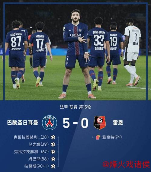 “新赛季法甲预测：巴黎霸主地位稳固 身后五强激烈争锋”